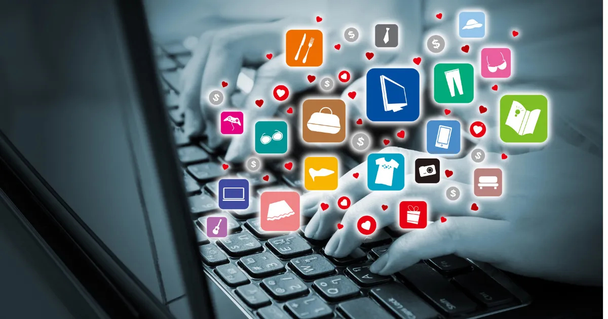 E-ticaret siparişlerinin fatura, kargo ve müşteri bildirimi adımlarıyla otomatikleştirilmesini temsil eden görsel
